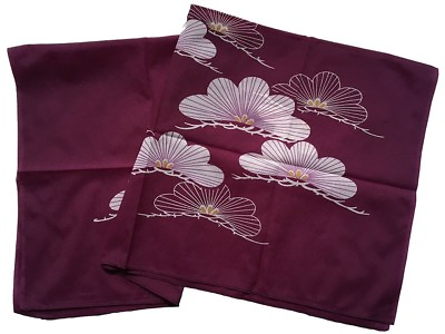 #ad VTG Japanese Nylon Furoshiki For Obento Box etc. Traditional Design: Nov U