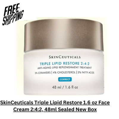 #ad SkinCeuticals Triple Lipid Restore 1.6 oz Face Cream 2:4:2 48ml Sealed New Box