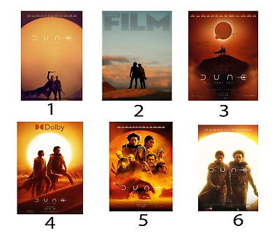#ad Dune part 2 2024 Movie Poster Dune part II Timothée Chalamet