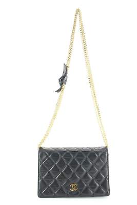 #ad Chanel Black Quilted Lambskin Multi Chain GHW 3CK419C $3690.00