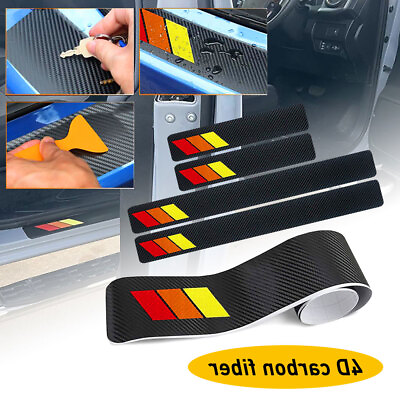 #ad 5x Honda Plate Door Car Sill Scuff Anti Cover Scratch 4D Decal Sticker Protector