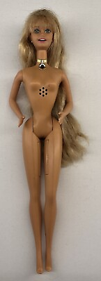#ad 1997 Talk with Me Barbie Mattel No Outfit Not Tested