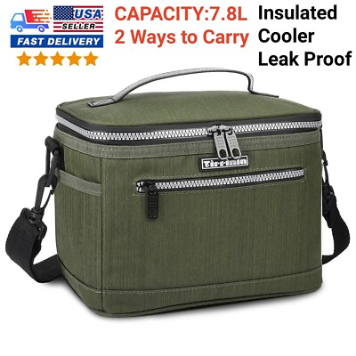 #ad Insulated Lunch Bag Adult Lunch Box for Work School Men Women Kids Leakproof $12.98