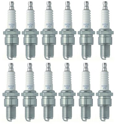 #ad Set of 12 NGK Standard Nickel Core Spark Plugs Gap 0.031 0.8mm 5422 BR8ES