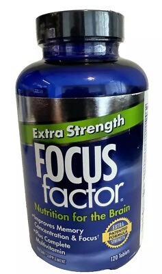#ad Focus Factor Extra Strength for Brain Health 120 Tablet ** Feed Your Brain**