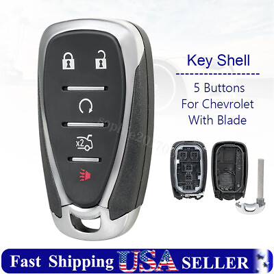 #ad Replacement For 2016 2017 2018 2019 2020 2021 Chevy Camaro Key Fob Remote Shell