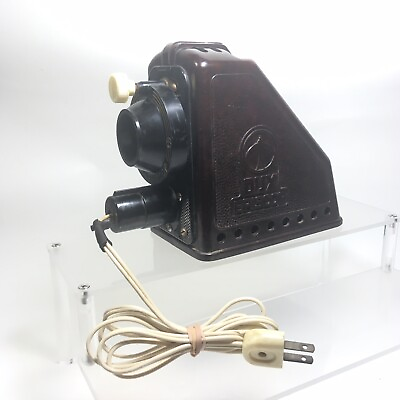 #ad Dux Episcop Bakelite Projector Rare USA Version 110 V 40W 1950s WORKS READ DESC