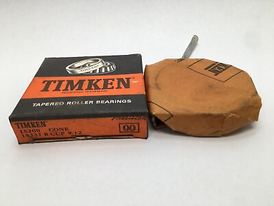 #ad Timken 18200 18337B Taper Bearing Coneamp;Cup 2quot;ID 3 3 8quot;OD 18200 18337 B USA