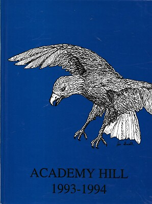#ad Yearbook Academy Hill School Wilton Maine 1994 HB Free Shipping