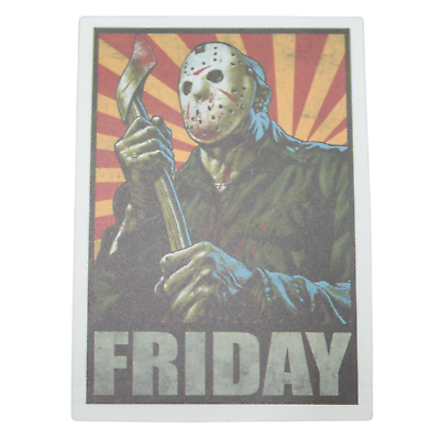 #ad Friday the 13th Jason Vorhees Camp 1980 Sun Halloween Horror Movie Sticker