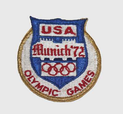 #ad vintage USA 1972 Munich Olympic Games patch