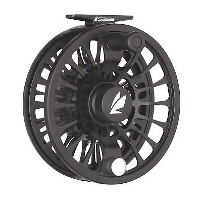 #ad Sage Thermo 12 16 Fly Reel Stealth Black 12wt to 16wt FREE Line GT Tarpon