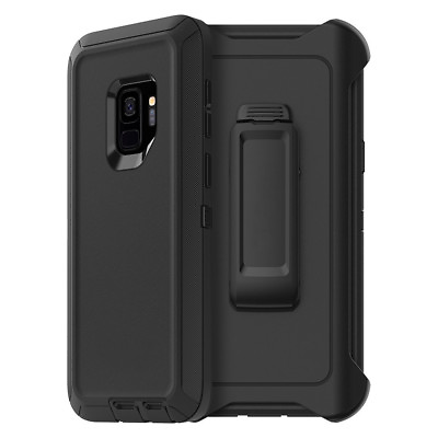 #ad For Samsung Galaxy S9 Plus Defender Case 3 Layer Shockproof Cover with Belt Clip