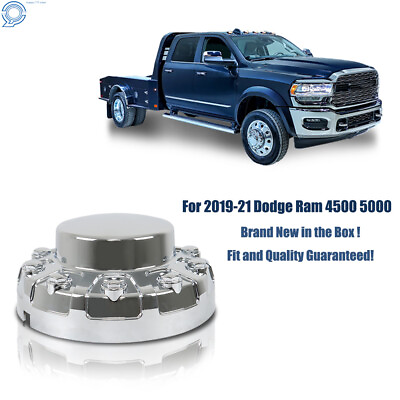 #ad Fit For 2019 2020 2021 Dodge Ram 5500 4500 Rear Wheel Center Hub Cap 6PG04SZ0AB