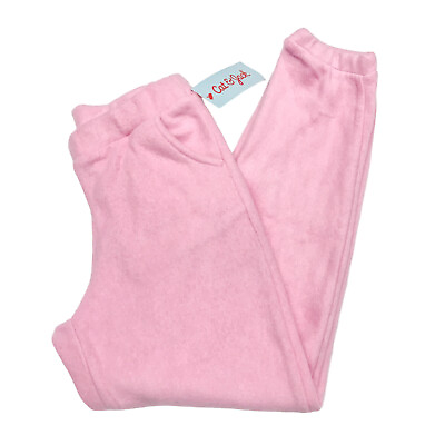 #ad Cat amp; Jack Girls Size S 6 6X Pull On Sweatpants Pockets Medium Pink