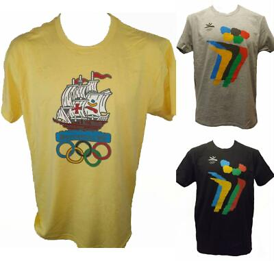 #ad New Barcelona Spain Summer Olympics 1992 Mens Sizes S M L XL Licensed Shirt