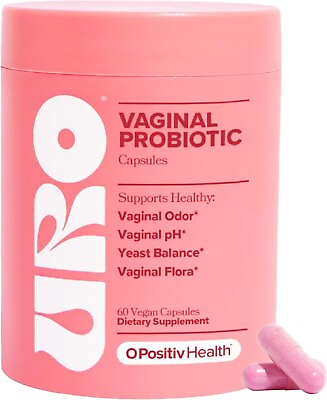 #ad URO Vaginal Probiotics for Women pH Balance with Prebiotics amp; Lactobacillus New