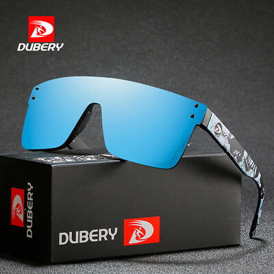 #ad DUBERY Polarized Sunglasses Cycling Sports Goggles Mens Driving Fishing Glasses