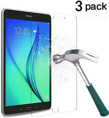 #ad Tempered Glass Screen Protector For Samsung Galaxy Tab A 8.0 inch SM T350 $6.99
