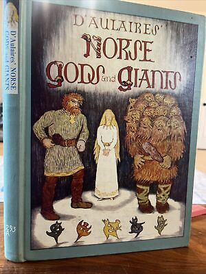 #ad Norse Gods amp; Giants 1967 Stated 1st Edition Ingri amp; Edgar d#x27;Aulaire Library Bind