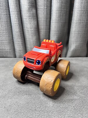#ad Fisher Price Blaze and the Monster Machines Sounds Mud Covered Monster Truck Toy