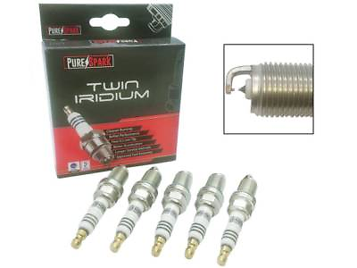 #ad 5x Purespark Twin Iridium Upgrade Spark Plugs 3374 02 ULTRA FINE ELECTRODE GBP 32.95