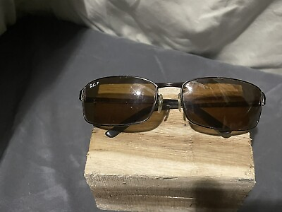 #ad ray ban sunglasses men polarized brown lenses $50.00