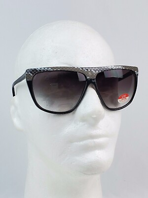 #ad Vintage 1990#x27;s Flat Top snakeskin sunglasses voilet gradient lenses Unisex