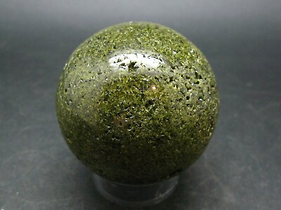 #ad Nice Rare Epidote Sphere Ball From Peru 2.2quot;