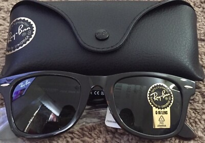 #ad Ray Ban RB 2140 902 50mm Green Classic G 15 Lens Sunglasses Tortoise