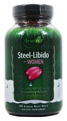 #ad Irwin Natural Steel Libido for Women for Vitality amp; Pleasure 75ct Exp jun 2024