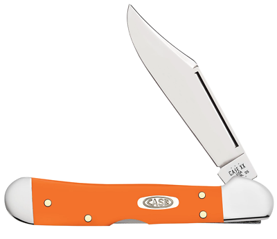 #ad Case xx Knives Mini Copperlock Orange Synthetic 80515 Stainless Pocket Knife