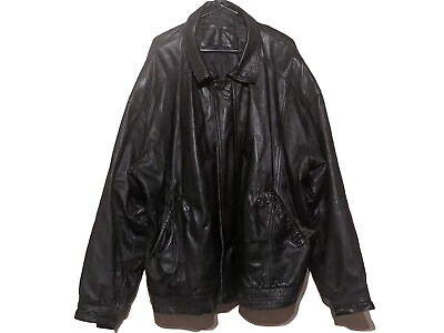 #ad 2XL Vtg Aberdeen Leather Jacket