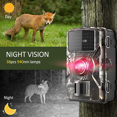 #ad 1080P 16MP Trail Camera Clear Motion Detection 10M Night Vision IP66 Trap Camera