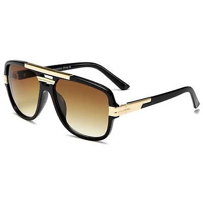 #ad Brand Design Men Sunglasses Vintage Male Square Sun Glasses Luxury Gradient