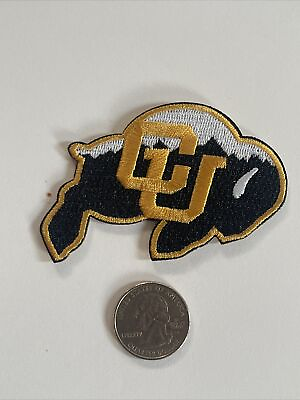 #ad CU Colorado Buffaloes Vintage Embroidered Iron On Patch 3” X 2”