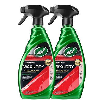 #ad Turtle Wax Quick amp; Easy Wax amp; Dry Spray Wax 26 Fl Oz 2 Pack