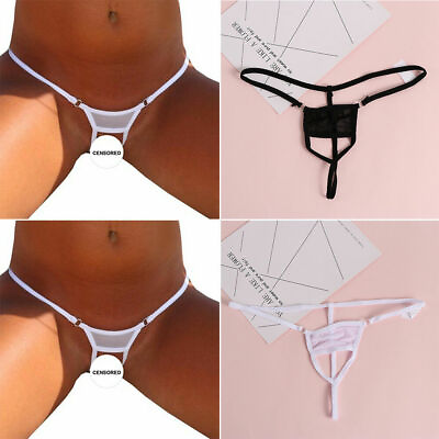 #ad ☆USA☆ Sexy Women Lace Thong G string Panties Lingerie Underwear Crotchles T back