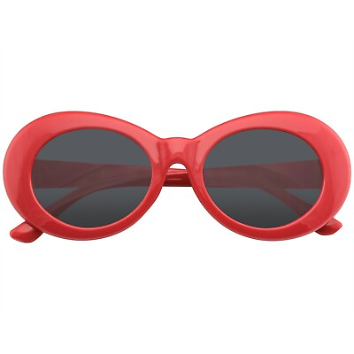 #ad Sunglasses Round Retro Round Oval Clout Round 90#x27;s Gradient Lens Sunglasses