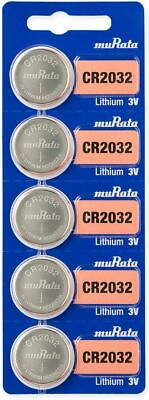 #ad 5 Packs Murata Sony CR2032 2032 DL2032 3V Button Lithium Coin Battery EXP 2031