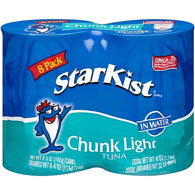 #ad StarKist Chunk Light Tuna in Water 5 oz Can Pack of 8 $10.69