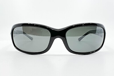 #ad Maui Jim Sunglasses MJ 189 02 Rectangular Black Mirrored 8687