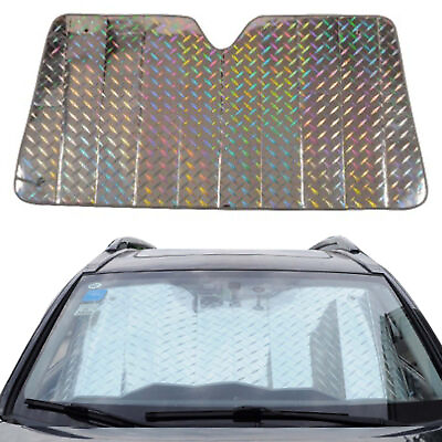 #ad Car Windshield Sun Shade Foldable Windshield Cover Sun Shade 5 Layer UV Block
