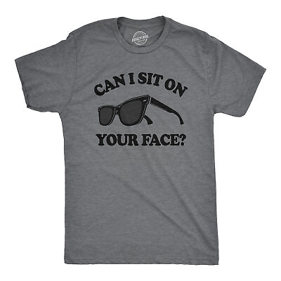 #ad Mens Can I Sit On Your Face T Shirt Funny Sunglasses Adult Humor Tee For Guys
