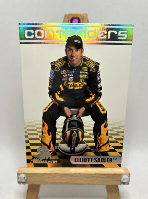 #ad ELLIOTT SADLER 2009 Press Pass NASCAR Racing Premium Contenders #17