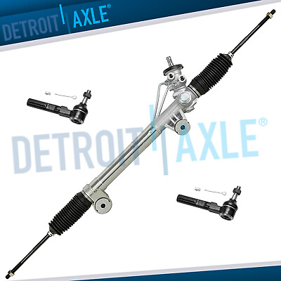 #ad Power Steering Rack and Pinion Outer Tie Rods for Chevy Silverado Sierra 1500