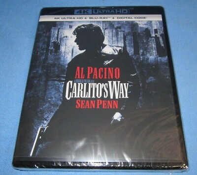 #ad Carlito#x27;s Way 4K Ultra HD 1993 ... sealed new Al Pacino Sean Penn