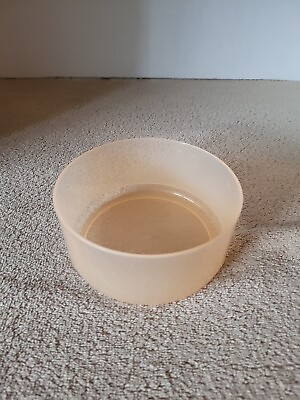 #ad Tupperware Replacement Round Candy Dish #2062 Peach No Lid