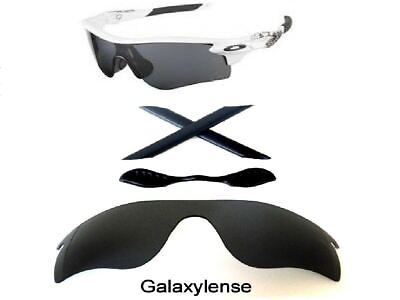 #ad #ad Galaxy Replacement Black Lenses Rubber Kits For Oakley Radarlock Path
