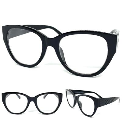 #ad Womens Oversized Retro Cat Eye READING Eye Glasses Readers Large Big Frame 1.50